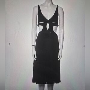 For Love And Lemons Black Backless Dress